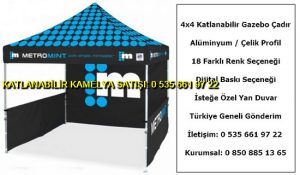 Baskılı Gazebo Çadır